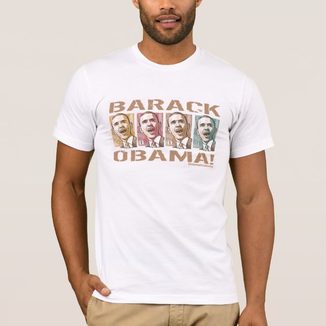Barack Obama Bild-Shirt 2008 T-Shirt (Vorderseite)