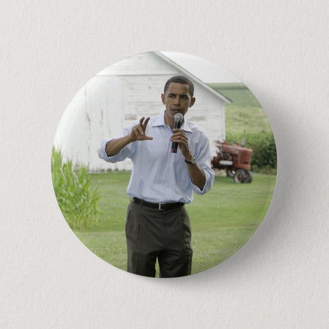 Barack Obama Button (Vorderseite)