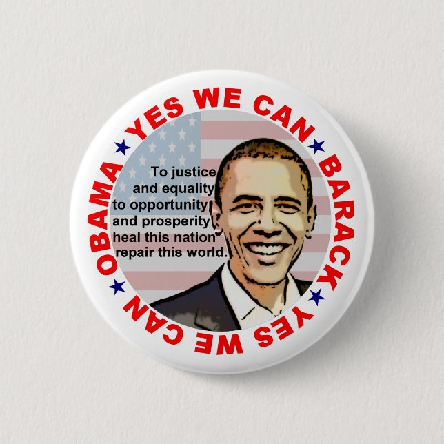 Barack Obama Button (Vorderseite)