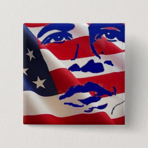 BARACK OBAMA BUTTON