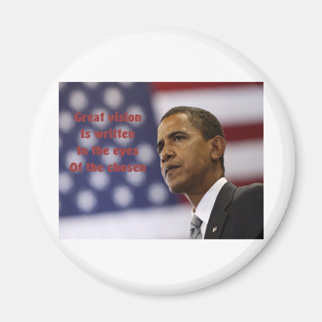Barack Obama Chosen Magnet (Vorne)