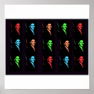 Barack Obama Collage Poster