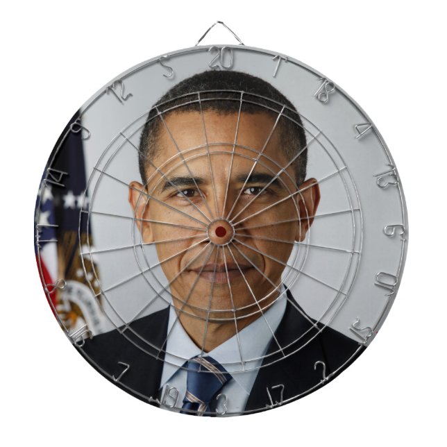 Barack Obama Dartboard Dartscheibe (vorne)