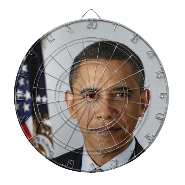 Barack Obama Dartboard Dartscheibe (vorne)