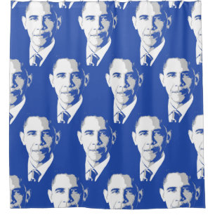 BARACK OBAMA DUSCHVORHANG