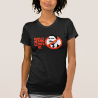 BARACK OBAMA EFFRAYE LE T-SHIRT JE/ANTI-OBAMA