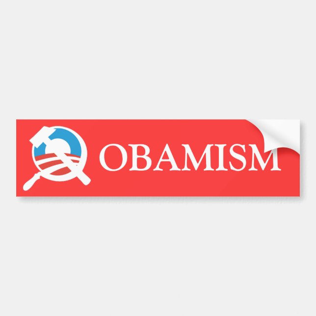 Barack Obama ein sozialistischer Marxist Autoaufkleber (Vorne)
