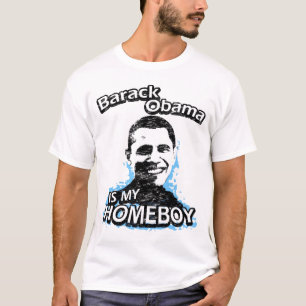 Barack Obama est mon T-shirt à la maison