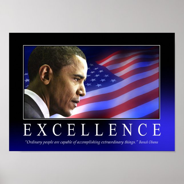 Barack Obama Excellence Poster (Vorne)