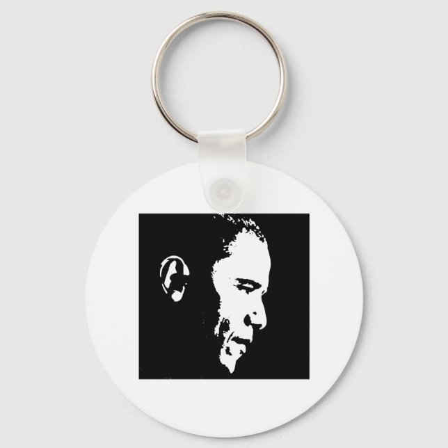 Barack Obama Face Schlüsselanhänger (Vorderseite)