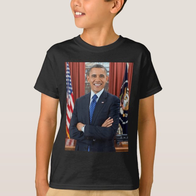 Barack Obama Foto 44. Präsident Potus Patriotic T-Shirt (Vorderseite)