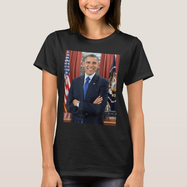Barack Obama Foto 44. Präsident Potus Patriotic T-Shirt (Vorderseite)
