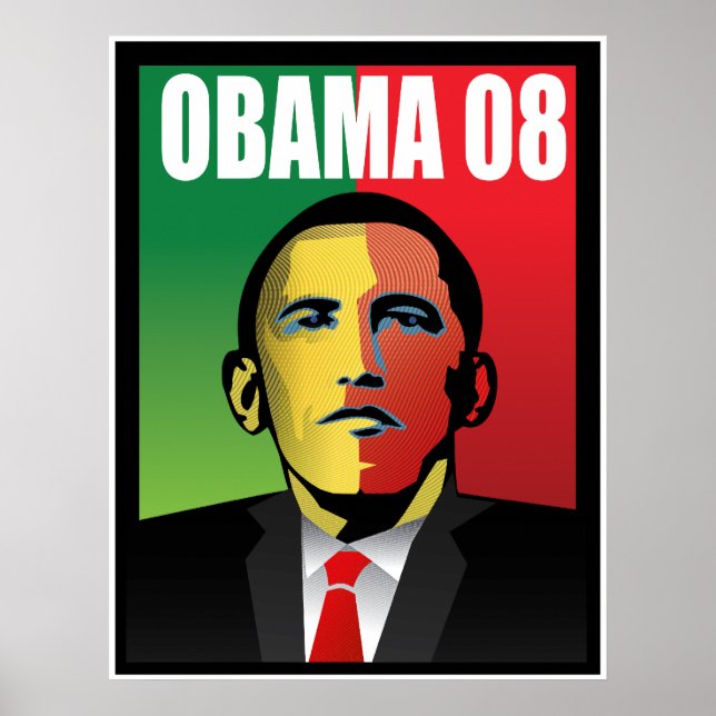 Barack Obama für Präsident Poster (Vorne)