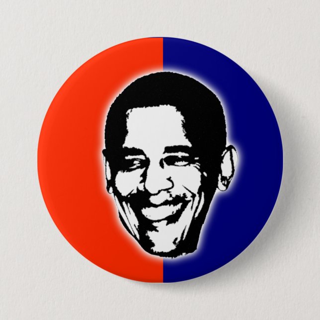 Barack Obama für Präsidenten Button (Vorderseite)