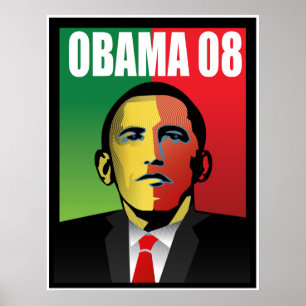 Barack Obama für Präsidenten Poster
