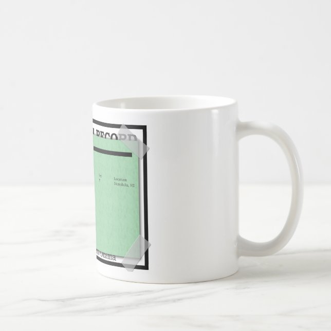 Barack Obama Geburtsurkunde Kaffeetasse (Rechts)