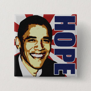 Barack Obama Hoffnungs-Knopf Button