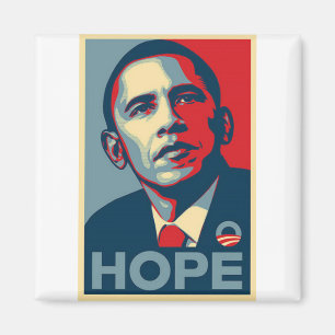 Barack Obama Hoffnungs-Plakat Magnet