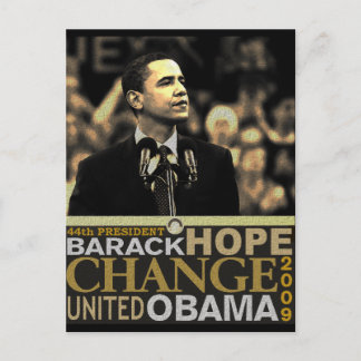 Barack Obama Hope Postkarte