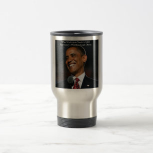 Barack Obama & Humor Zitat Geschenke & Karten Reisebecher