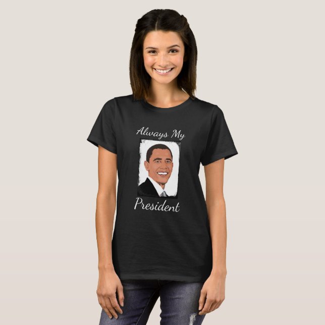 Barack Obama immer mein Präsident Shirt (Vorne ganz)