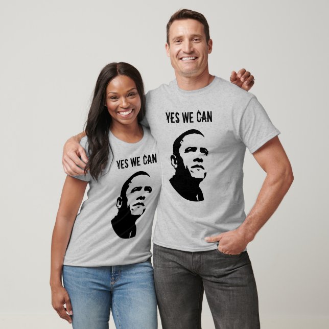 Barack Obama: JA, DAS WIR KÖNNEN. Lange Ärmel T-Shirt (Unisex)