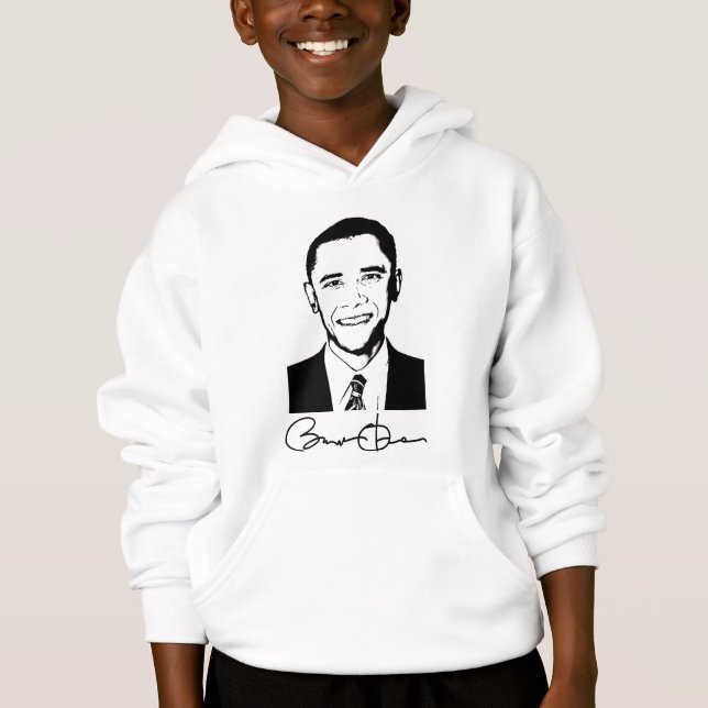 Barack Obama - jugendlich Hoodie (Vorderseite)