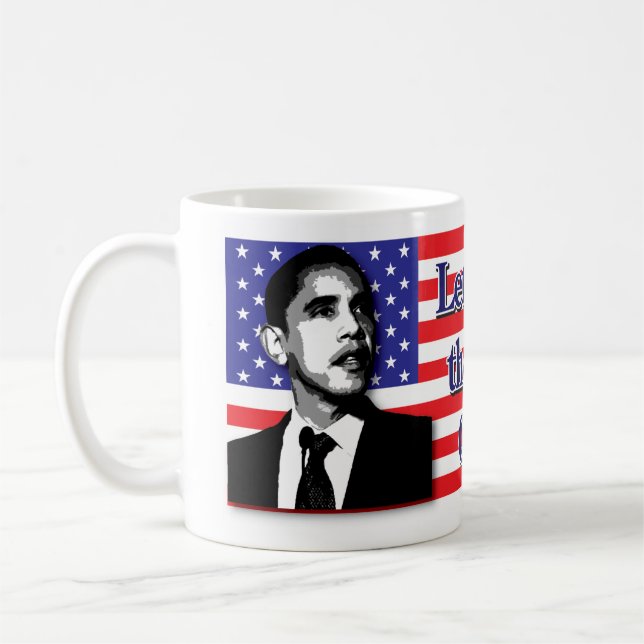 Barack Obama Kaffeetasse (Links)