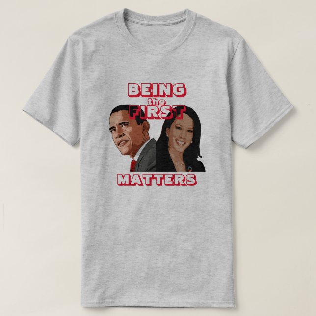Barack Obama Kamala Harris T - Shirt (Design vorne)