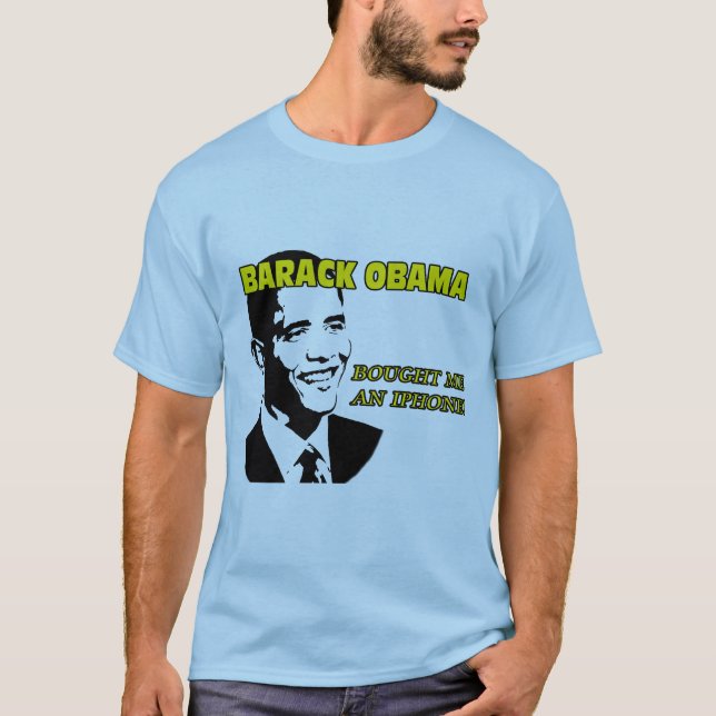 Barack Obama kaufte mich ein iPhone! T-Shirt (Vorderseite)