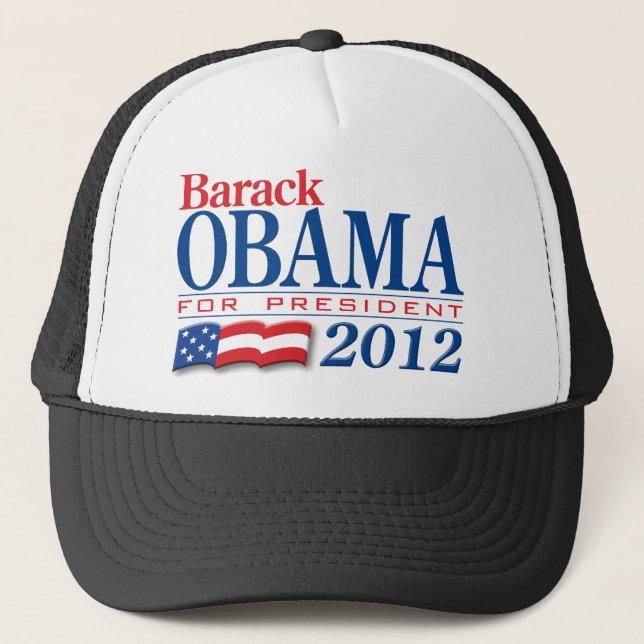 Barack Obama Kleid 2012 Truckerkappe (Vorderseite)