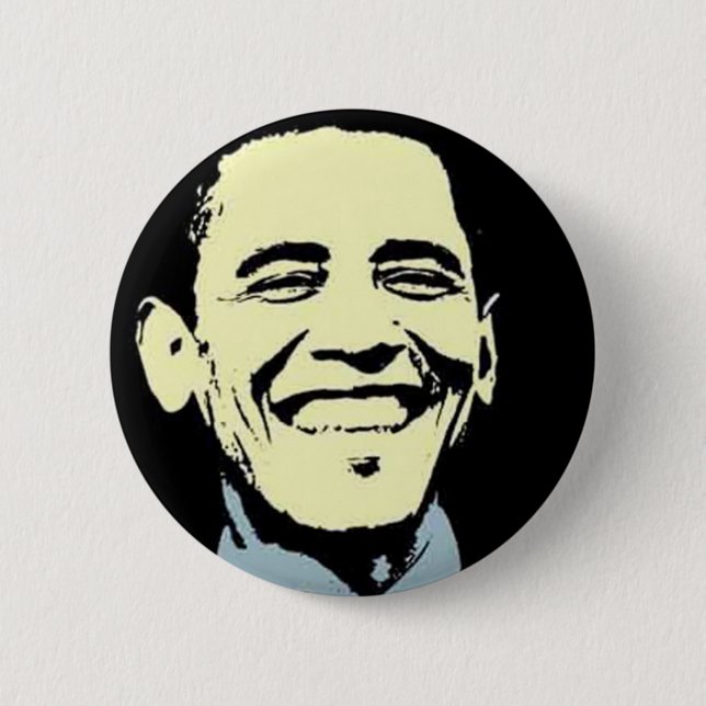Barack Obama Kunst Button (Vorderseite)