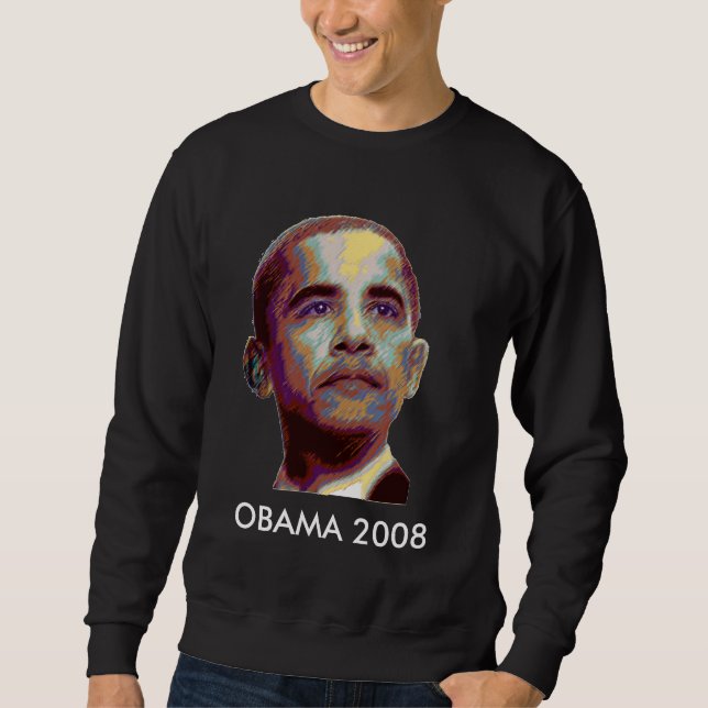 Barack Obama lange Hülse Sweatshirt (Vorderseite)