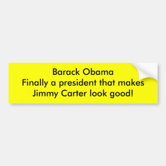 Barack Obama macht Jimmy Carter Blick gut Autoaufkleber