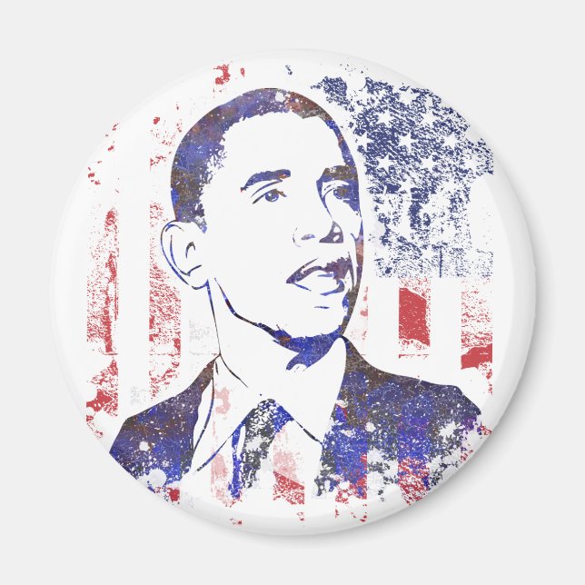 Barack Obama Magnets Magnet (Vorne)