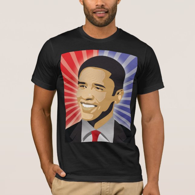 Barack Obama mutig T-Shirt (Vorderseite)