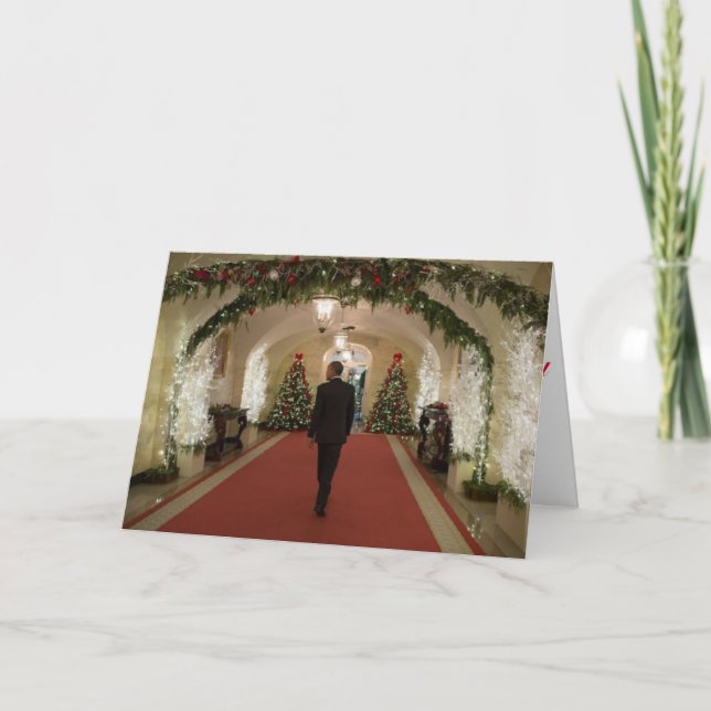 Barack Obama Noël - Carte de voeux (Devant)