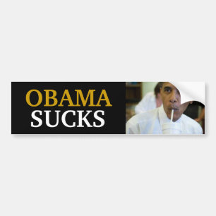 BARACK OBAMA - OBAMA IST ZUM KOTZEN AUTOAUFKLEBER