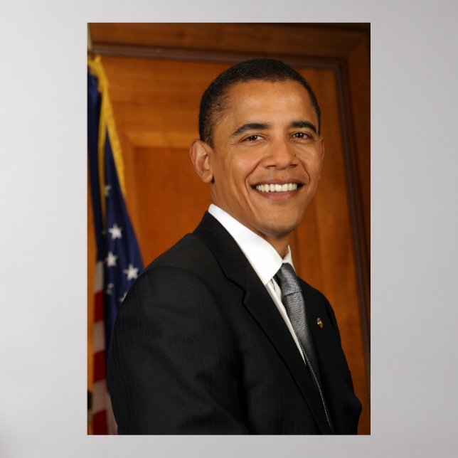 Barack Obama Offiziell Portrait Poster (Vorne)