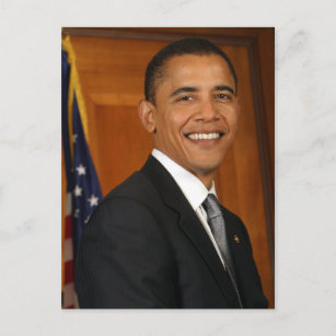 Barack Obama Offiziell Portrait Postkarte