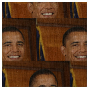 Barack Obama Offiziell Portrait Stoff