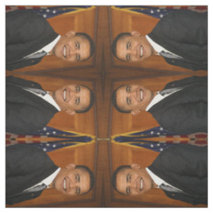 Barack Obama Offiziell Portrait Stoff