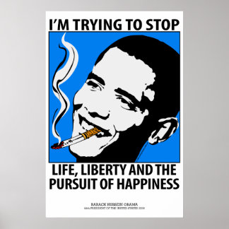 Barack Obama Politik Satire Poster