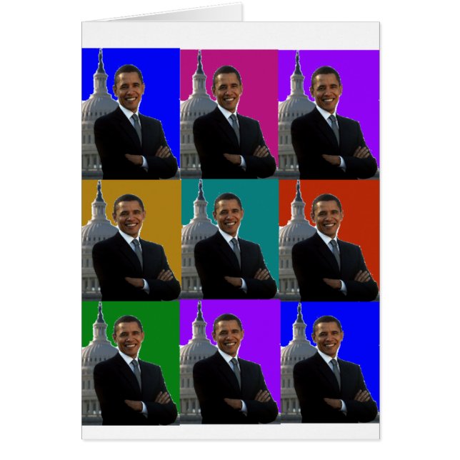 Barack Obama POPART . T - Shirt und Geschenke (Vorne)