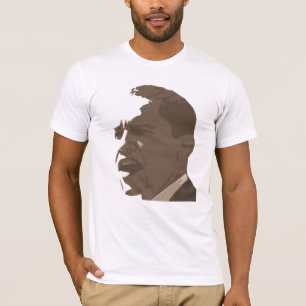 Barack Obama Porträt im Sepia-Ton-Shirt T-Shirt
