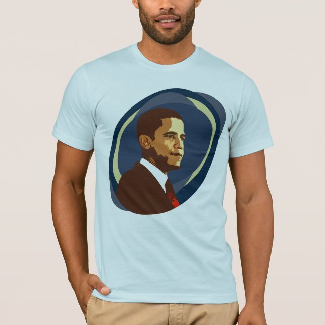 Barack Obama Porträt-T - Shirt (Vorderseite)