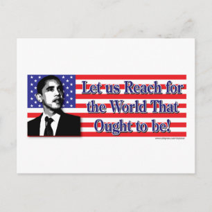 Barack Obama Postkarte