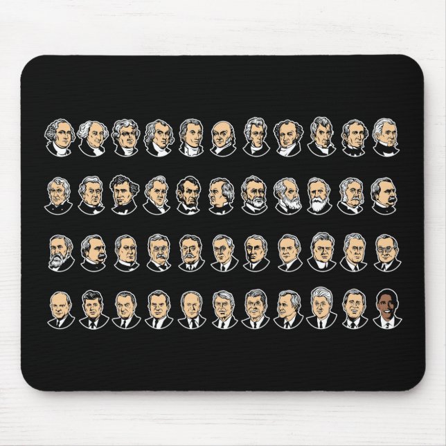 Barack Obama - Präsidenten der Vereinigten Staaten Mousepad (Vorne)