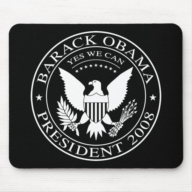 Barack Obama PräsidentenSiegel Mousepad 2008 (Vorne)