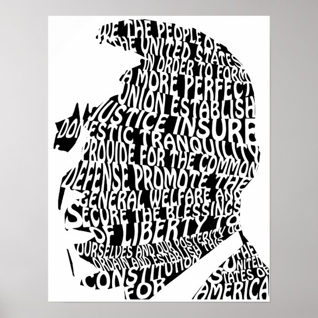 Barack Obama Preamble Poster (Vorne)